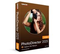 CyberLink PhotoDirector 2025 Ultra - AI Photo Editing | Graphic Design Software for Windows | Box with Download Code