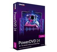 CyberLink PowerDVD 24 Ultra | Blu-ray, DVD, & Media Player Software | Play Virtually Any File Format [Retail Box with Download Card]