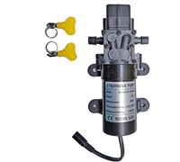 CYBERNOVA DC12V 100PSI 4.0L / m Pompa autoadescante a Membrana ad Alta Pressione per Acqua Dolce con pressostato Caravan/Barca/Camper/Giardino // Pulizia del Veicolo/Camper