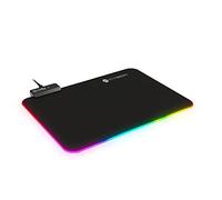 Cyberpad Tappetino Mouse RGB Gaming con Luci RGB Multicolore, Tessuto Morbido e Base Gommata con Texture Antiscivolo