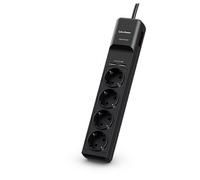 CYBERPOWER - Prof. 4xSchuko / 2xUSB Surge protector P0420SUD0-DE