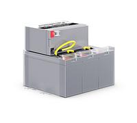 CyberPower Systems Batteria USV RBP0116 - 4 Batterie - Acido Al Piombo Grigia