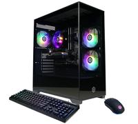 CyberPowerPC Gamer Master Gaming PC, AMD Ryzen 5 5500 3.6GHz, Radeon RX 6400 4GB, 16GB DDR4, 500GB PCIe Gen4 SSD, WiFi Ready & Windows 11 Home (GMA3100A)