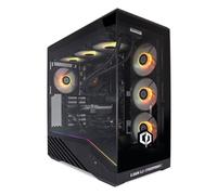 CyberpowerPC Luxe Gaming PC - AMD Ryzen 7 9700X, Nvidia RTX 5060 Ti, 32GB RAM, 1TB NVMe SSD, 650W PSU, Windows 11, Liquid Cooling, V100R