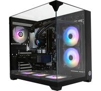 CyberpowerPC Luxe Gaming PC - Intel Core i7-12700KF, AMD Radeon RX 9070 XT 16GB, 32GB RAM, 1TB NVMe SSD, 750W 80+ PSU, Wi-Fi, Liquid Cooling, Windows 11, Trigon RGB