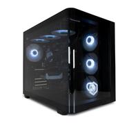 CyberpowerPC Luxe Gaming PC - Intel Core Ultra 9 285K, Nvidia RTX 5060 Ti, 32GB RAM, 2TB NVMe SSD, 750W PSU, Windows 11, Liquid Cooling, Ark Curve Black