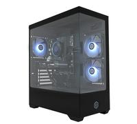 CyberpowerPC Wyvern Gaming PC - Intel Core i5-12400F, Nvidia RTX 5060 Ti 8GB, 16GB RAM, 1TB NVMe SSD, 650W 80+ PSU, Wi-Fi, Windows 11, Prism Panoramic RGB Black