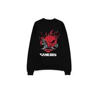 Cyberpunk 2077 Samurai BandMerch Uomo Felpa Nero 80% Cotone, 20% Poliestere Regular