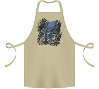 Cyberpunk Cthulhu Kraken Octopus Cotone Grembiule 100% Biologico