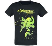 Cyberpunk Edgerunners - David And Lucy Uomo T-Shirt Nero 100% Cotone Regular