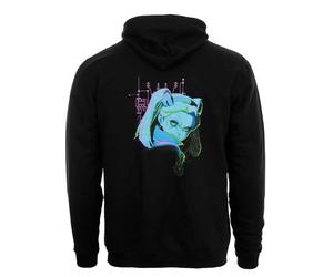 Cyberpunk Edgerunners Neon Rebecca Felpa Con Cappuccio Xxl Felpa Devplus