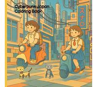 Cyberpunk Japan Coloring Book