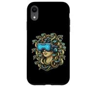 Cyberpunk Medusa VR Headset Divertente Mitologia Greca Gamer Art Custodia per iPhone XR