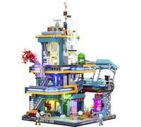 Lumibricks Cyberpunk Neoncity Apartment F9042