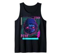 Cyberpunk Sloth Punker | Cyber Punk futuristico Canotta