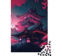 Cyberpunk Temple Puzzle Giochi 1000 Pezzi Regalo Per Amore E Amico Arte Interesting Puzzle Adulti Foto 70x50cm/1000pcs