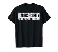 Cybersecurity I pochi I Proud Paranoid Divertente Programmatore Maglietta