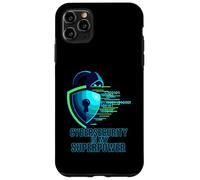 Cybersecurity Is My Superpower IT Tech Hacker Custodia per iPhone 11 Pro Max