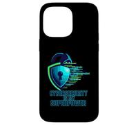Cybersecurity Is My Superpower IT Tech Hacker Custodia per iPhone 14 Pro Max