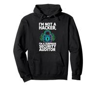 Cybersecurity Pen Tester Not A Hacker Security Auditor Felpa con Cappuccio