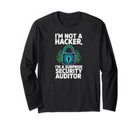 Cybersecurity Pen Tester Not A Hacker Security Auditor Maglia a Manica