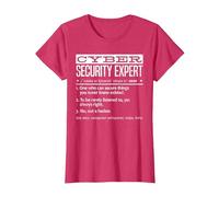 Cybersecurity Professional - Cybersecurity Definition Codificatore Maglietta, Donna, Rosso mélange, 3XL