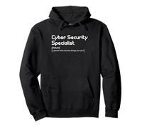 Cybersecurity Professionale IT Tech Sostantivo Programmatore Hacker Felpa con Cappuccio