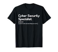 Cybersecurity Professionale IT Tech Sostantivo Programmatore Hacker Maglietta