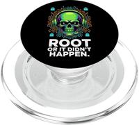 Cybersecurity Root Access Hacker Linux Pentest PopSockets PopGrip per MagSafe