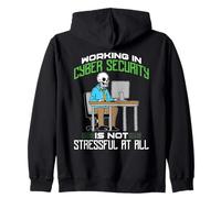 Cybersecurity Sicurezza informatica professionale Sicurezza informatica di lavoro Felpa con Cappuccio