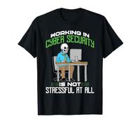 Cybersecurity Sicurezza informatica professionale Sicurezza informatica di lavoro Maglietta