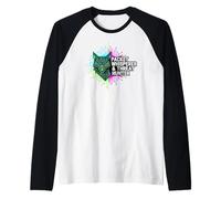 Cybersecurity Threat Hunter Packet Whisperer Wolf Maglia con Maniche Raglan