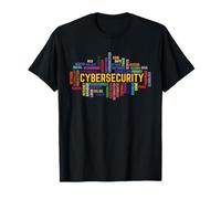 Cybersecurity Word Cloud Cyber Security Regalo Cybersecurity Maglietta