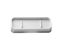 Cybertruck 2024 Vassoio portaoggetti per console centrale, organizer in silicone dietro lo schermo, antiscivolo, accessorio interno pulito, nero, bianco, grigio (bianco)