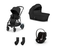 Cybex - Gemellare E Gazelle S + 2 Navicelle + 2 Seggiolini Auto Cloud G Isize Con Adattatori