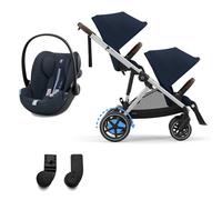 Cybex - Gemellare Elettrico E Gazelle S Seggiolino Auto Cloud G Isize Plus, Ocean Blue