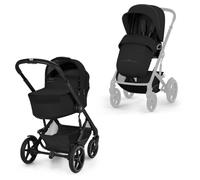 CYBEX Gold BALIOS S LUX Passeggino e Fold Cot Navicella, Moon Black