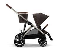 Cybex Gold Passeggino Fratellare Gazelle S Chocolate Brown (Taupe Frame)