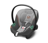CYBEX Gold Seggiolino Auto Aton S2 i-Size, Dalla Nascita a circa 24 Mesi, Max. 13 kg, Con Riduttore per Neonato, Compatibile con SensorSafe, Lava Grey