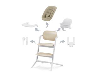 CYBEX GOLD - Seggiolone Pappa Lemo 4 in 1 Set - Sand White