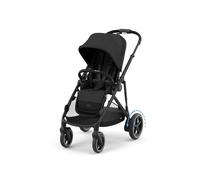 CYBEX Passeggino Gold e-GAZELLE S, dalla nascita a circa 4 anni, max. 22 kg (modalità singola) / 2x 22 kg (modalità duo), sistema all-in-1 con azionamento elettrico e 20+ configurazioni, Moon Black