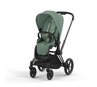 CYBEX PLATINUM - Passeggino Priam Leaf Green Con Telaio Matt Black + Coprigambe (OMAGGIO)