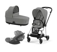 Cybex Platinum Trio Mios con Cloud T Plus Chrome Black Details - Mirage Grey
