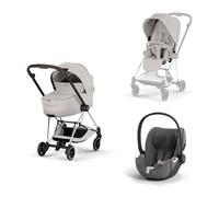 CYBEX PLATINUM - Trio Mios Style 2026 City Grey con Telaio Chorme Brown e Seggiolino Auto Cloud -T