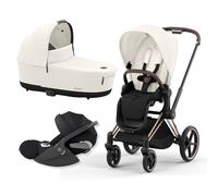 Cybex Platinum Trio Priam con Cloud T Plus Rose Gold - Off White