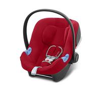Cybex Silver Seggiolino auto Aton B i-Size, Con riduttore per neonati, Dalla nascita a circa 18 mesi, Per neonati dai 45 agli 87 cm, Max 13 kg, Per auto con o senza ISOFIX, Rosso(Dynamic Red)