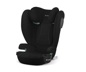 CYBEX Silver Seggiolino Auto per Bambini Solution B4 i-Fix, Incluso Porta Bevande, Per Auto Con e Senza ISOFIX, Per Bambini da circa 3 a 12 Anni (100 - 150 cm), Da 15 a 50 kg circa, Volcano Black