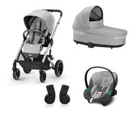 Cybex - Trio Balios S Lux con Aton S2 ISize - Lava Grey Con Navicella Stone Grey - S.A. Lava Grey