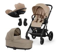Cybex - Trio Balios S Lux con Cloud G I size Plus - Almond Beige + Seggiolino Auto Cloud G I-Size Plus