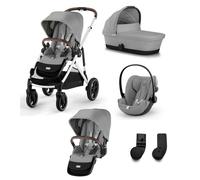 Cybex - Trio Gazelle S Con Cloud G Isize Plus Con Seconda Seduta - Stone Grey